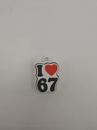i love 67 clicker 0.2mm layer, 2 walls, 8% infill