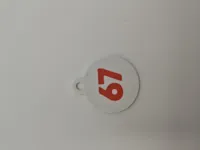 base 67 keychain 0.2mm layer, 2 walls, 8% infill