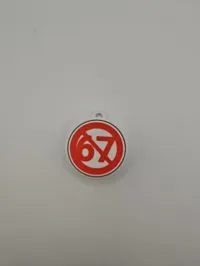 No 67 in red Clicker 0.2mm layer, 2 walls, 8% infill