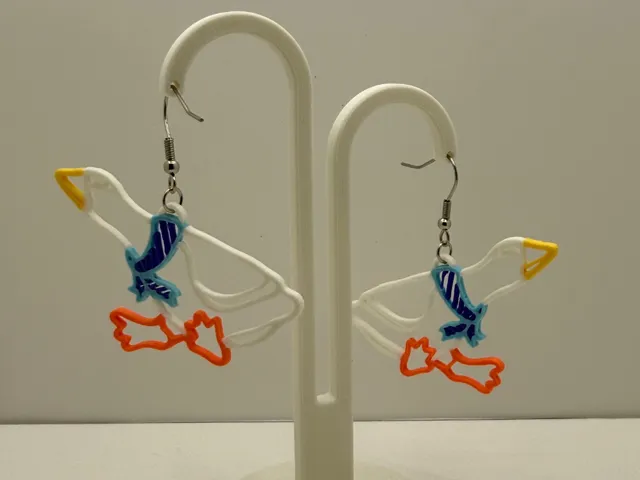 Silly Goose Dangle Earrings