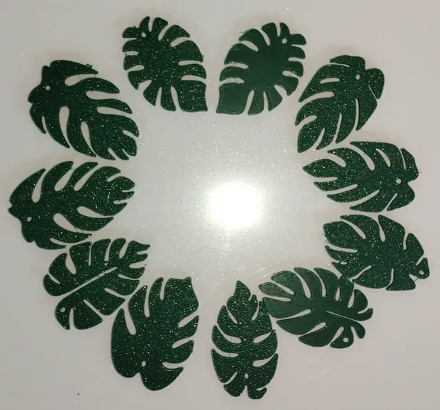 Monstera earring