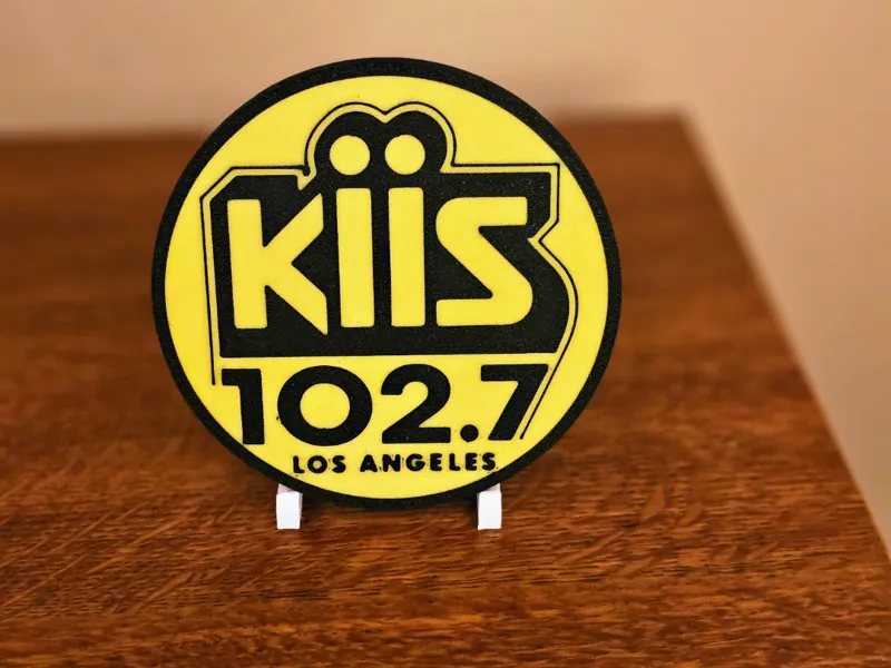 KIIS FM Radio Station 102.7 Los Angeles Coaster