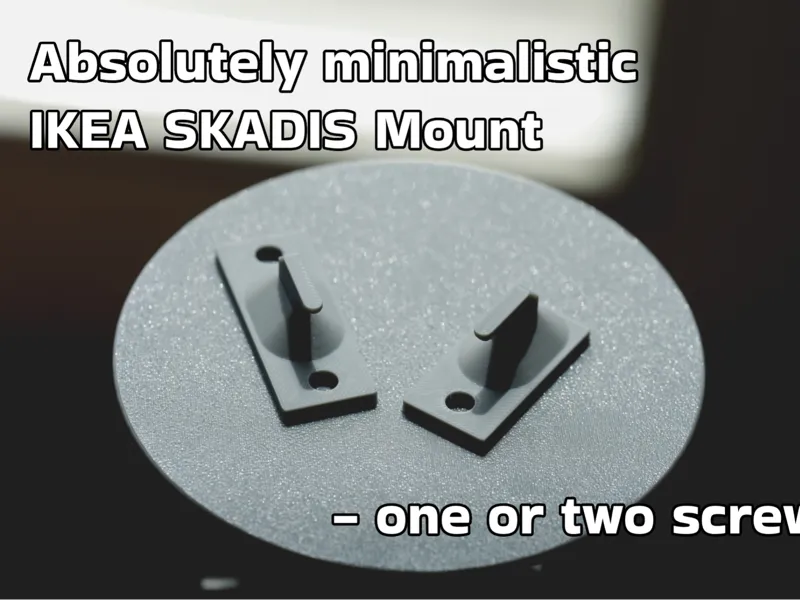 Absolutely Minimalistic IKEA Skådis Mount 