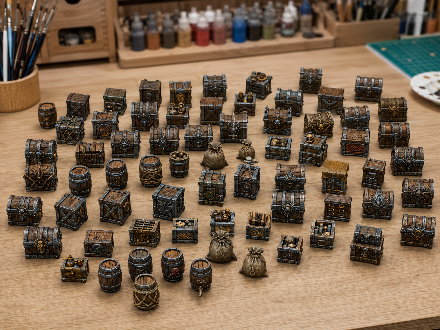 Casse, Bauli e Contenitori – Set da 70 per D&D - 1
