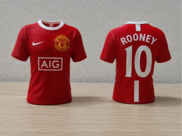 Manchester United 2007–08 Jersey – Rooney #10
