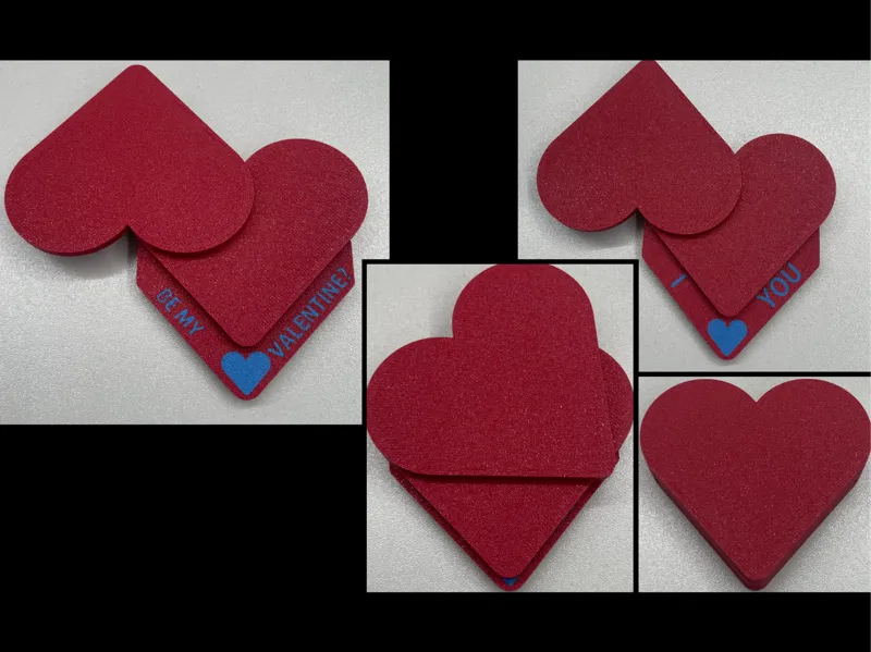 Sliding Valentines Heart