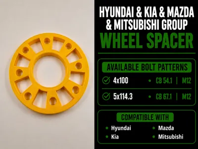 Hyundai & Kia & Mazda & Mitsubishi Wheel Spacer