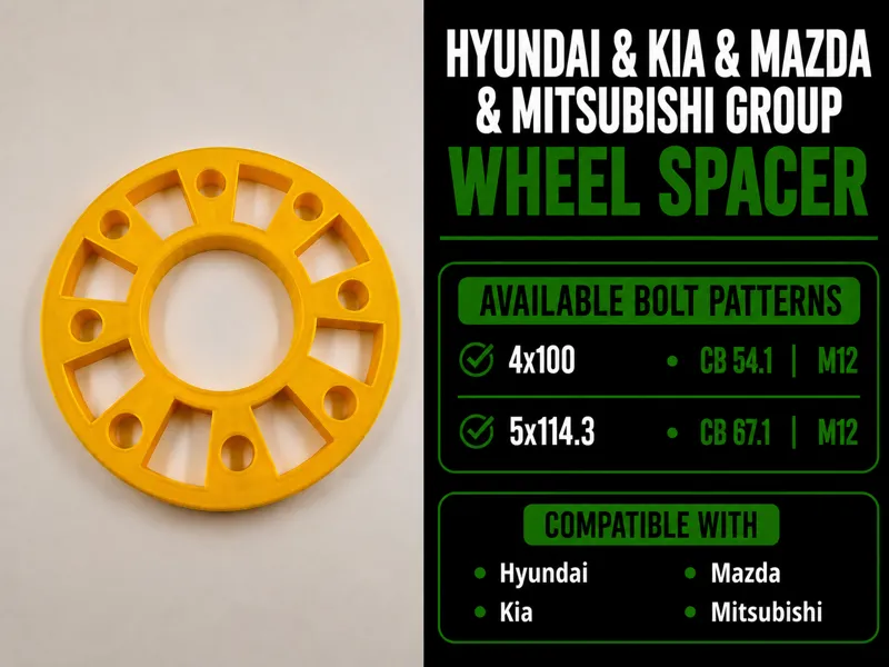 Hyundai & Kia & Mazda & Mitsubishi Wheel Spacer