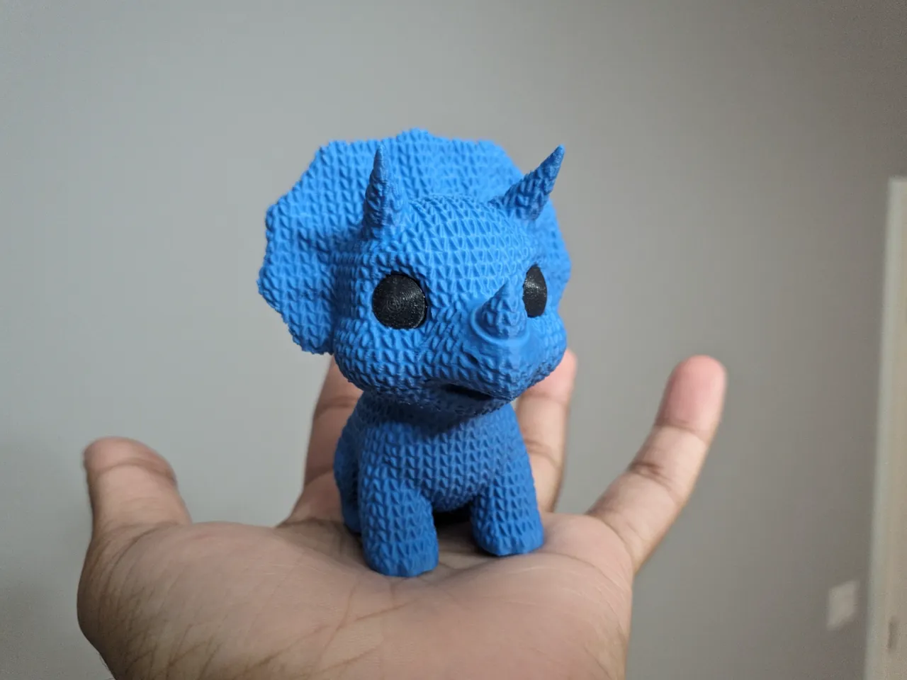 Cute Knitted Triceratops - No AMS view 2