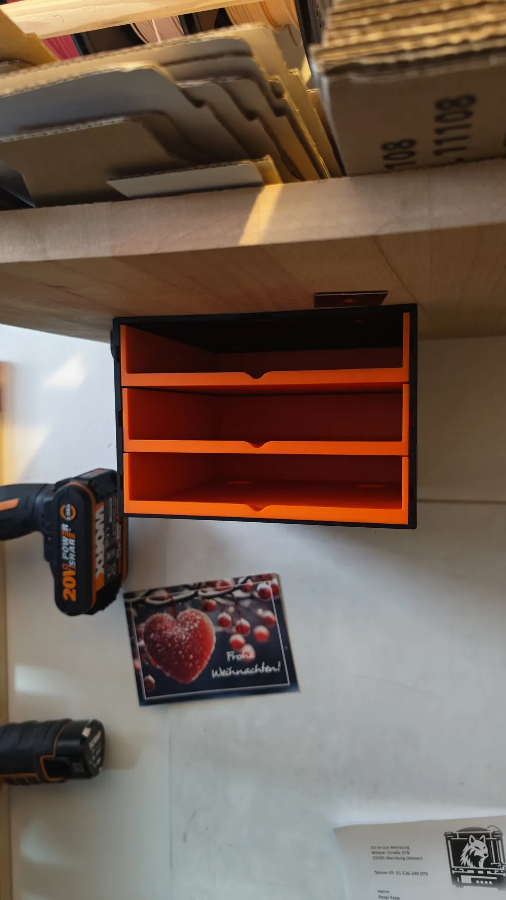 Shelf with drawers - For standing and hanging - Free 3D Print Model ...