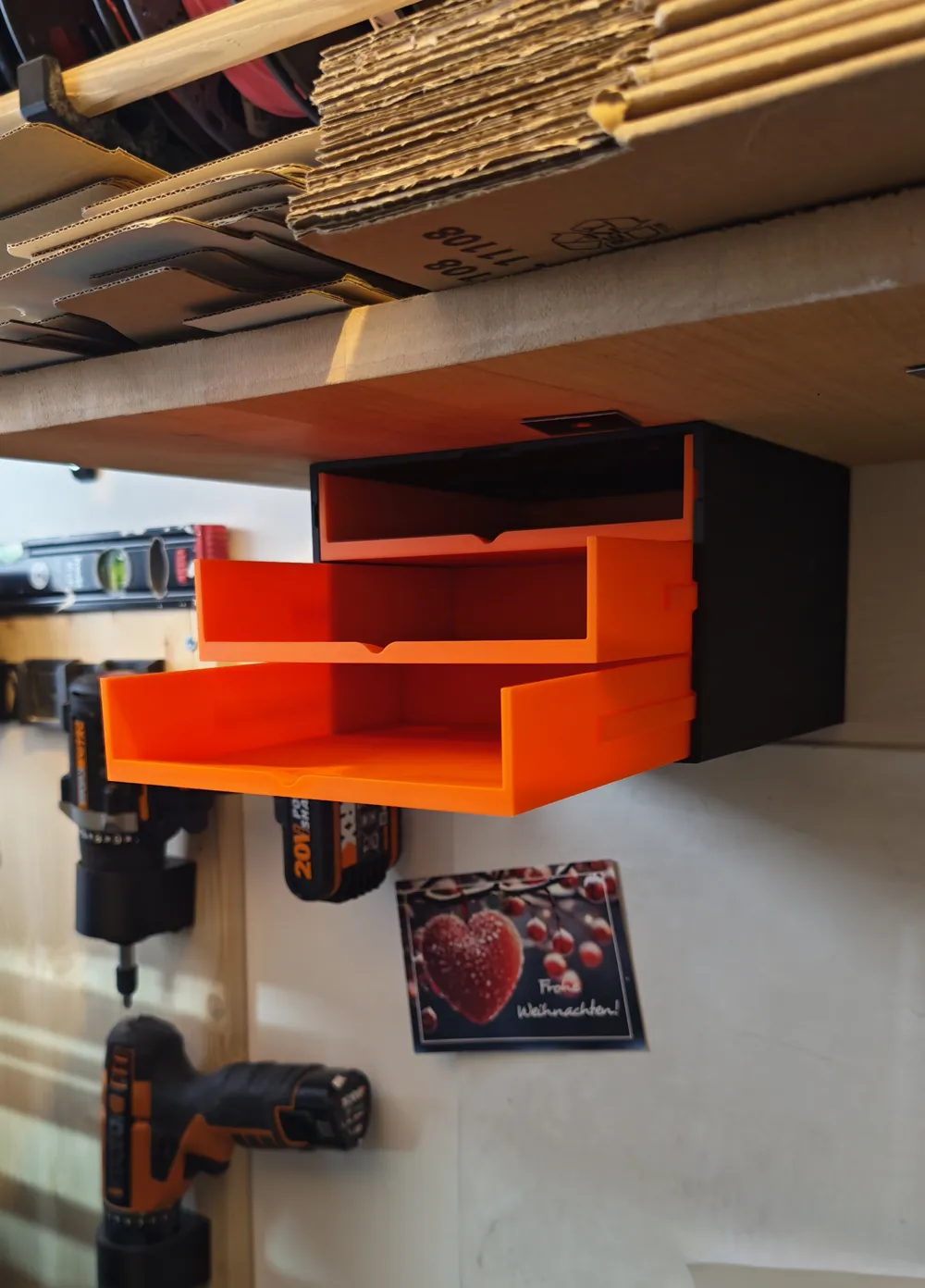Shelf with drawers - For standing and hanging - Free 3D Print Model ...