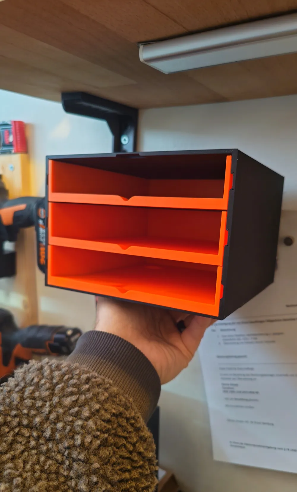 Shelf with drawers - For standing and hanging - Free 3D Print Model ...