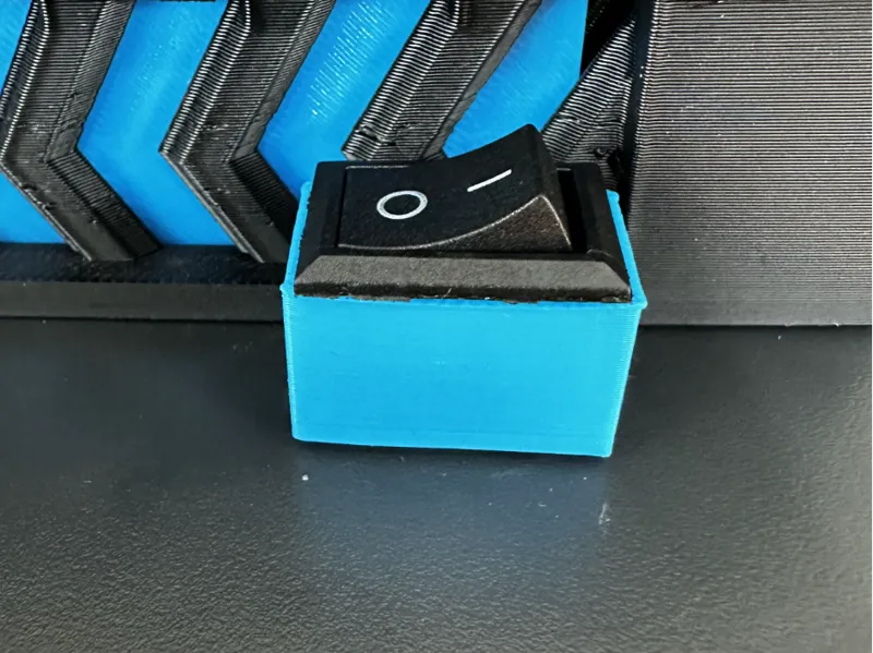 Bambu P1P Top Cover - Switch Holder