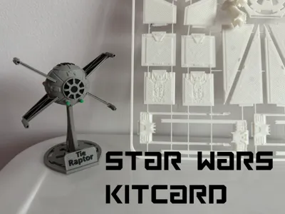 Highly Detailed TIE Raptor– KitCard Model