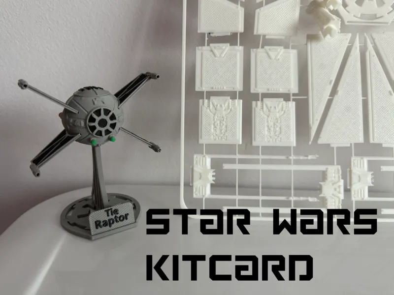 Highly Detailed TIE Raptor– KitCard Model