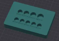 1/4" drive metric - 2 row