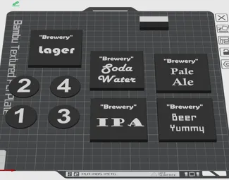 Detachable Name Plates for Beer Taps