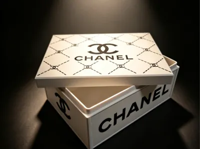 Chanel Flip-Top Storage Box / No Hardware Needed