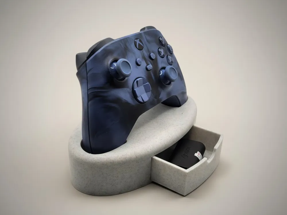 Xbox Controller Stand with Storage Drawer - Free 3D Print Model ...