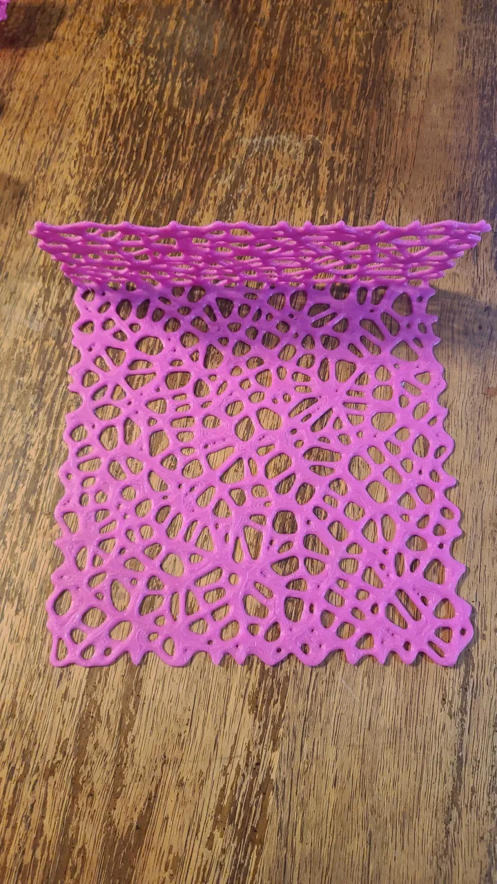 Voronoi Earring stand view 2