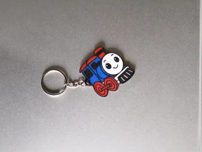train keychain