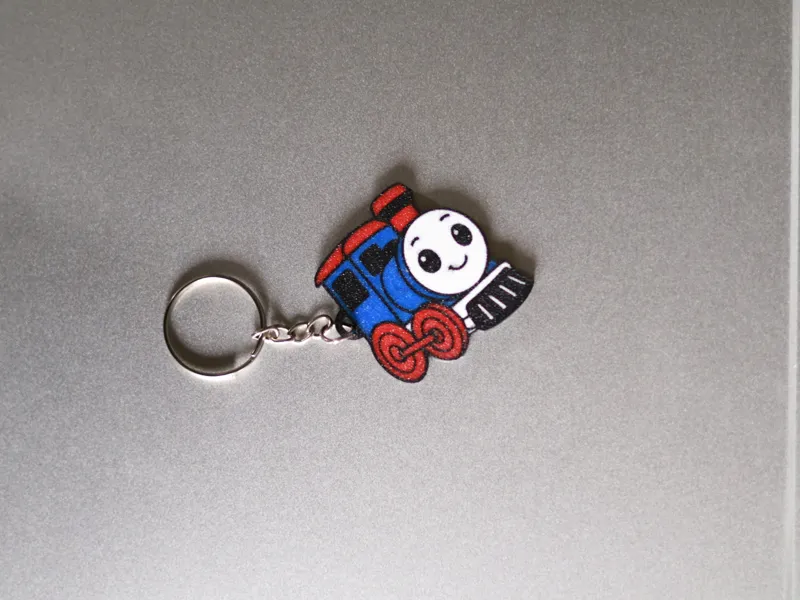train keychain