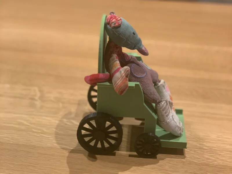 Moulin roty conforter wheel chair