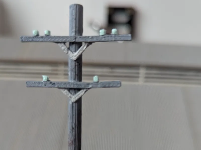HO Scale Telephone Pole