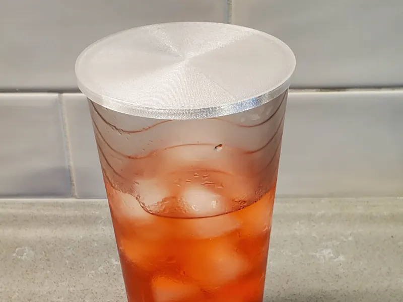 Vase Mode Glass Cover / Coaster