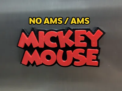 Mickey Mouse Magnet (NO AMS/AMS)