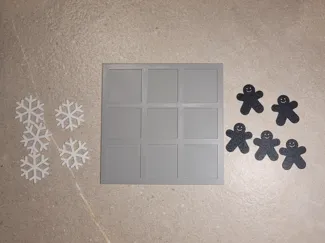 Tic tac toe christmas edition