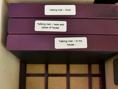 Ikea Moppe drawers baseplate and card storage box