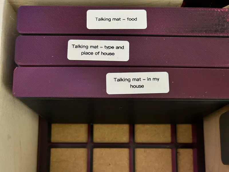 Ikea Moppe drawers baseplate and card storage box