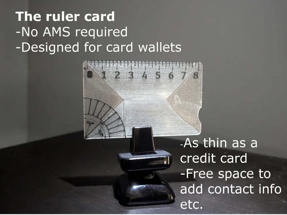 Ruler card by Nevr MakerWorld: Download Free 3D Models