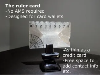 Ruler card