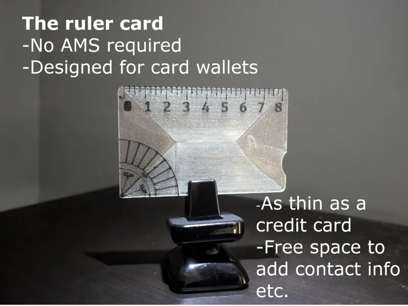 Ruler card