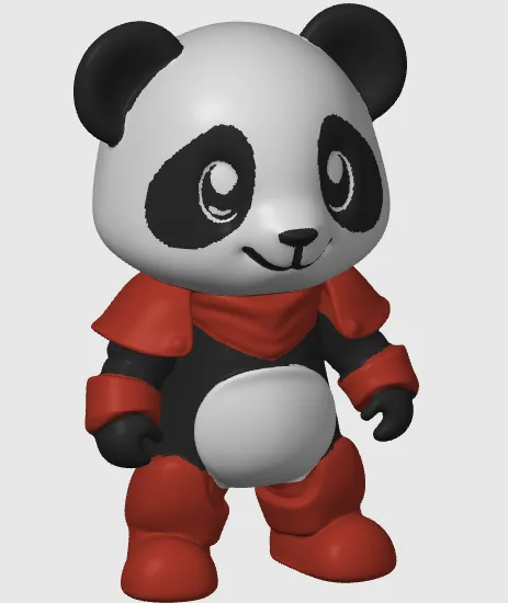 Warrior panda