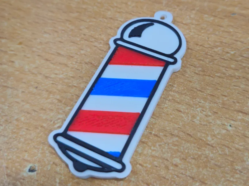 Barber NFC Keychain
