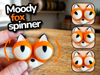 Mood Fox - Cute Rotating Fidget Toy