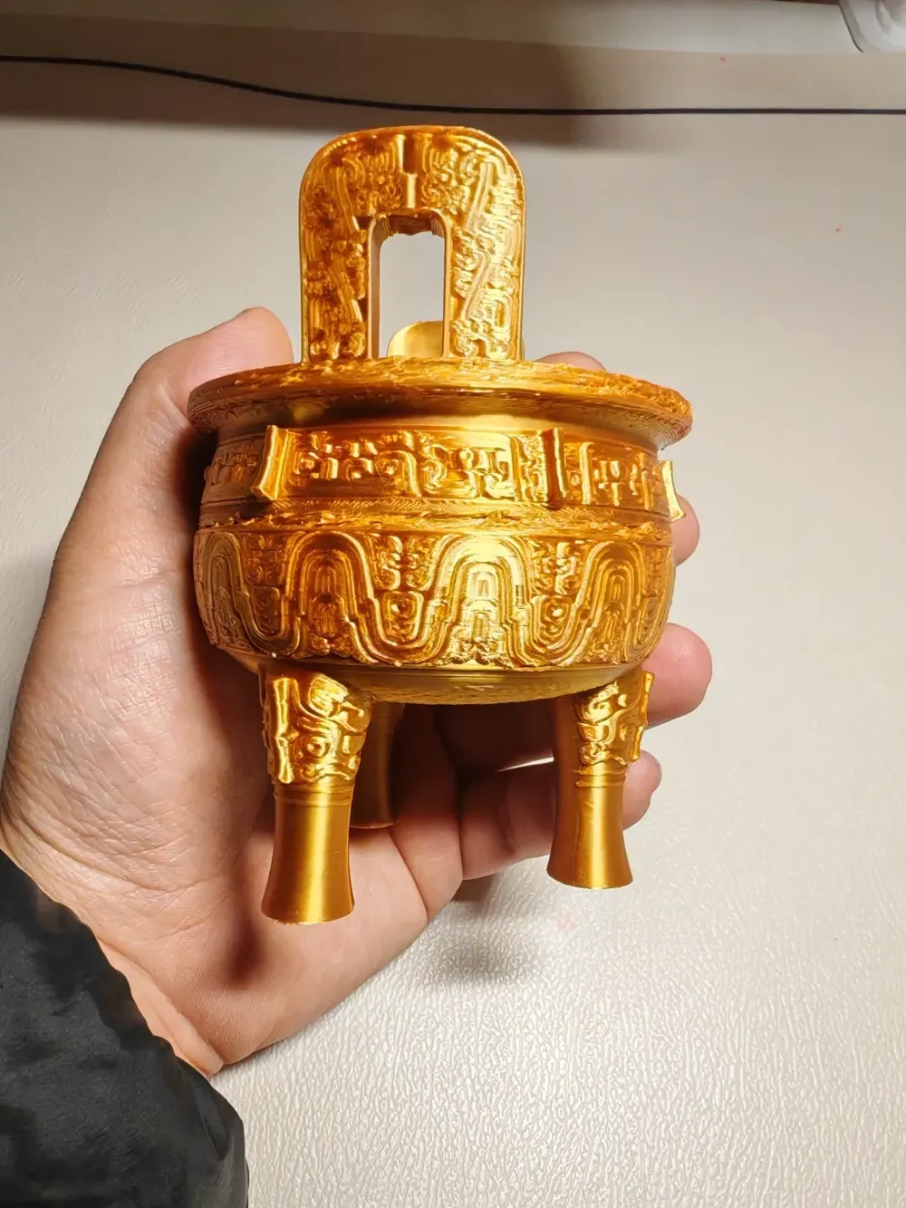 3Dプリント 西周大克鼎、精緻な彫刻、細部まで完璧に再現 - 無料3D