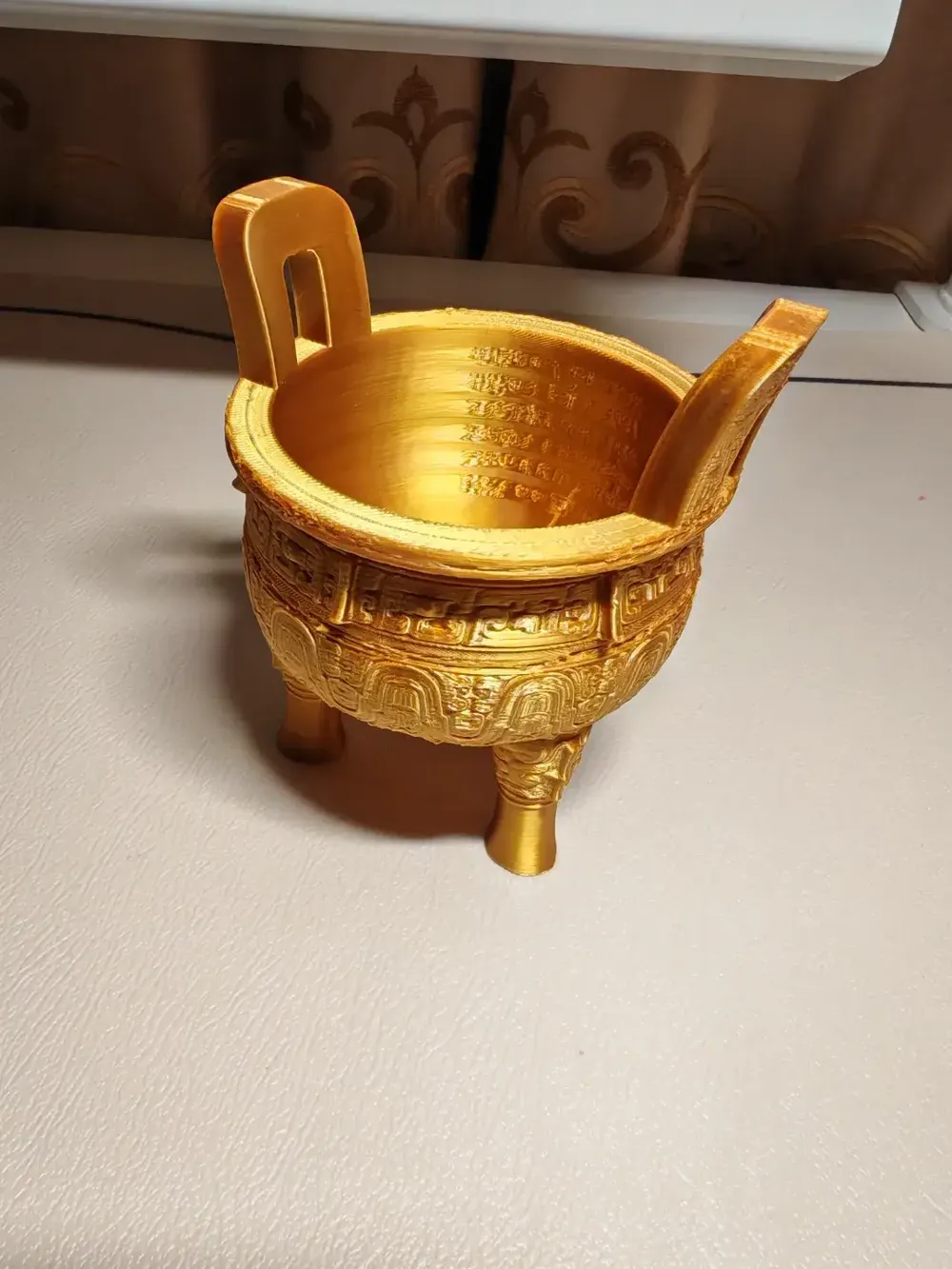 3Dプリント 西周大克鼎、精緻な彫刻、細部まで完璧に再現 - 無料3D