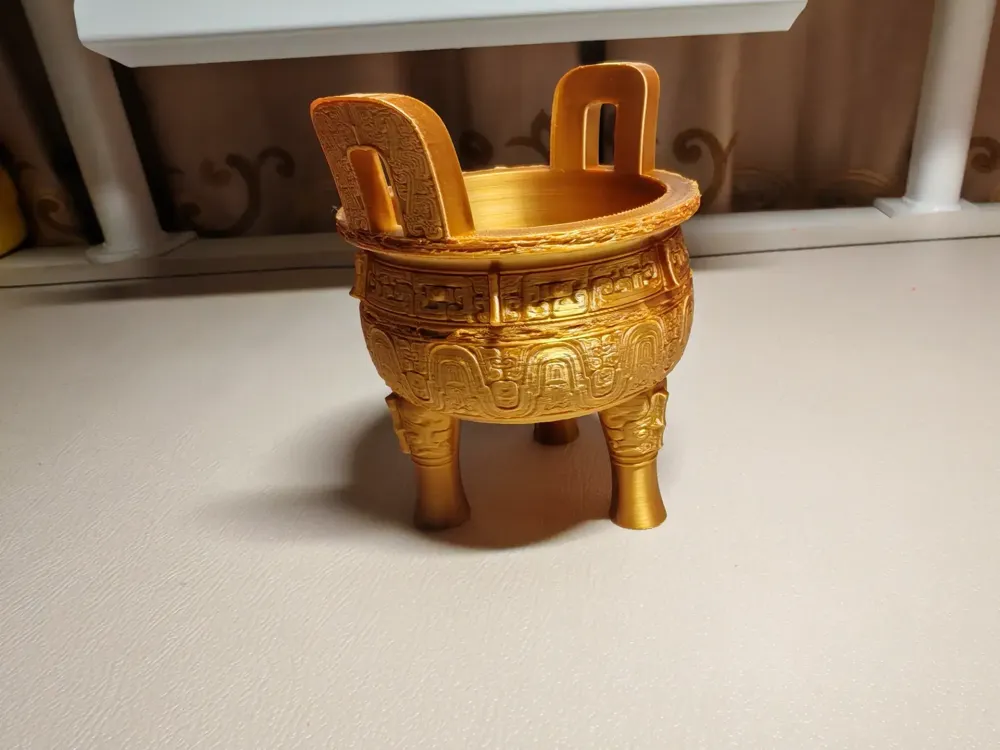 3Dプリント 西周大克鼎、精緻な彫刻、細部まで完璧に再現 - 無料3D