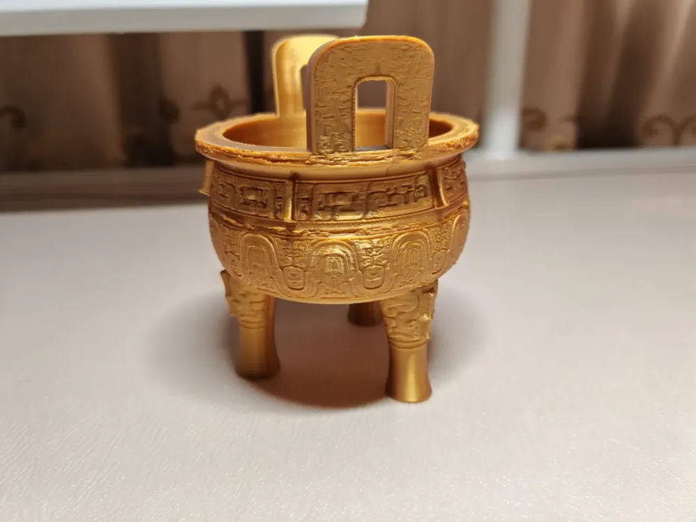 3Dプリント 西周大克鼎、精緻な彫刻、細部まで完璧に再現 - 無料3D