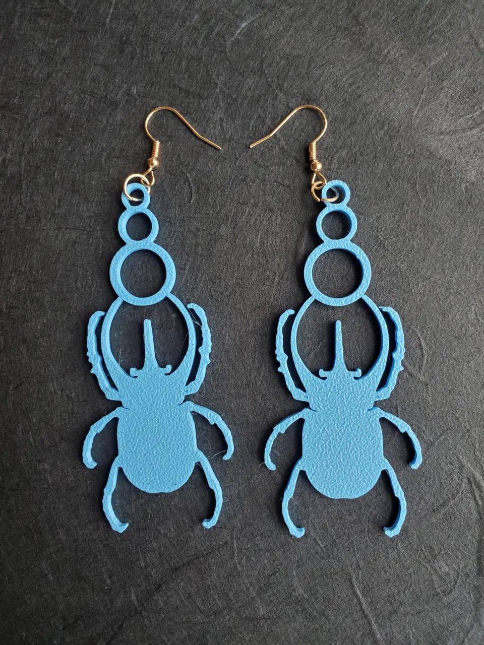 Beetle Earrings view 2