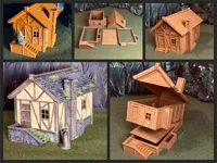 Maison médiévale 28mm pour jeu de rôle — photo 3