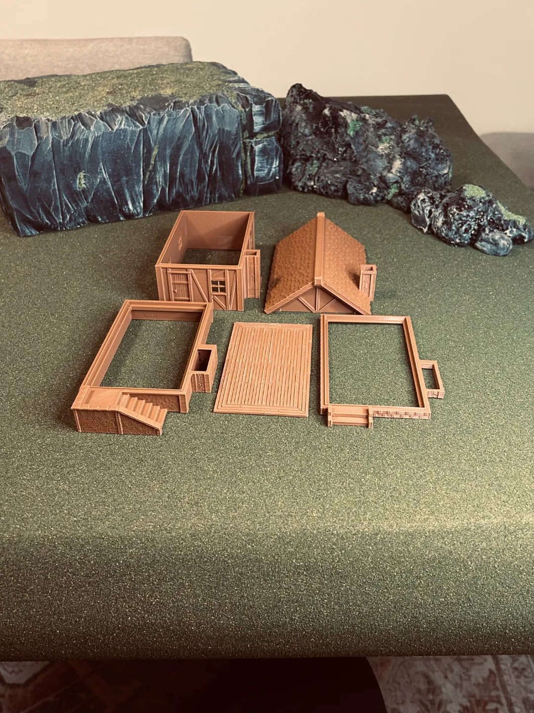 28mm Medieval RPG House FDM-Friendly D&D Terrain view 4