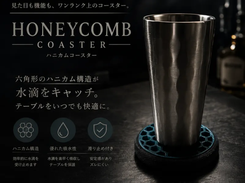 HONEYCOMB GARAGE COASTER　コースター