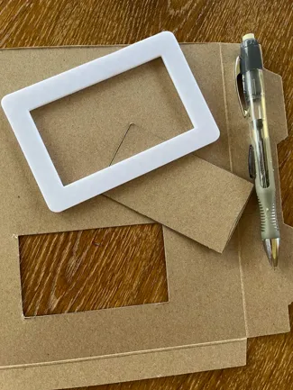 Business Card Cutout Template