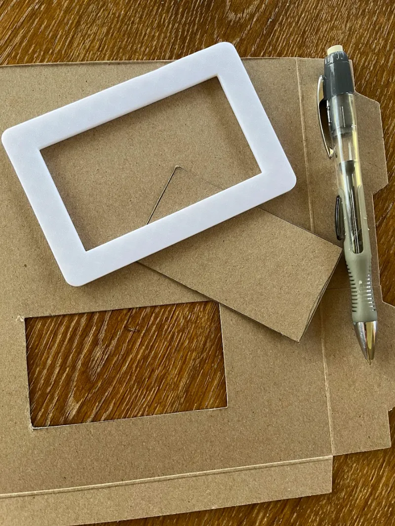 Business Card Cutout Template