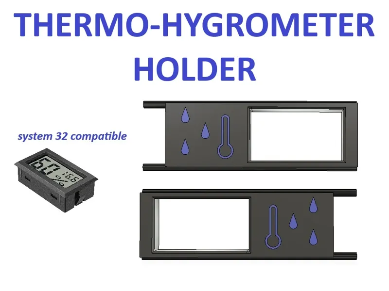 Thermo-Hygrometer Holder (for System 32 Furniture)